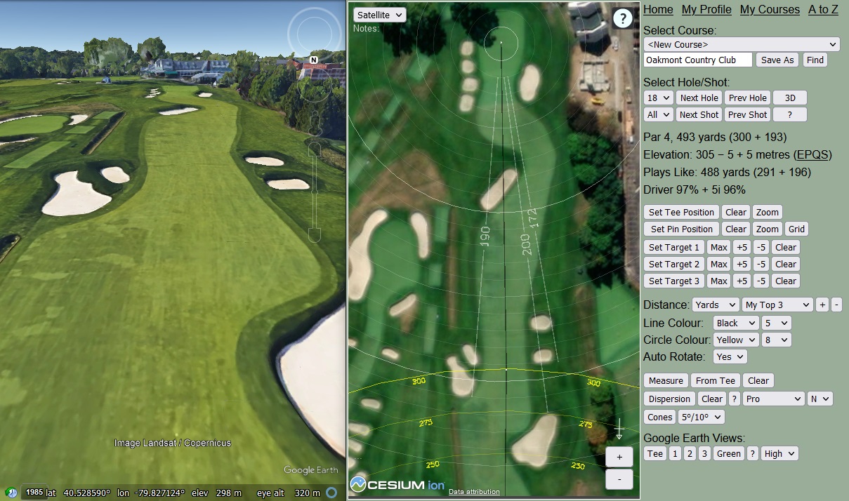 The Country Club Brookline US Open 2022 Course - Detailed Maps and Yardage Charts